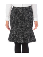 ラメ使いツイードマーメイドスカート/ブルー系(494)