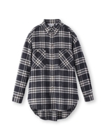 Americana 起毛チェックシャツ/ブラック(219)