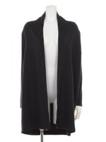 DRAPED CARDIGAN/BLACK