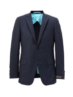 カラーストライプジャケット/ブルー系(394)