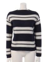 ストライプ＆ボーダープルオーバー/柄１