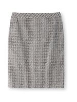 ツイードタイトスカート/ブラック(419)