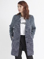 SPRING TWEED COAT/BLACK