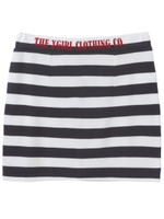 STRETCH ZIP SKIRT/ブラック