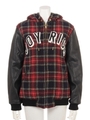 Society Varsity Jkt/NAVY CHECK