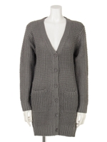 【ANAP】ニットロングカーディガン/ベージュ(005)