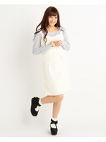 【Tralala】モコモコファージャンスカ/ブラック