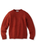 エルボーパッチ配色ラグランウールニット/ホワイト(001)