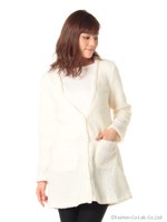 ボアカーディガン/オフホワイト