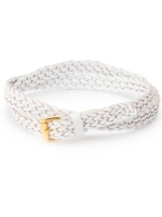 レザーメッシュベルト/ホワイト(001)