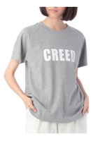 ロゴプリントラグランスリーブTシャツ/オフホワイト(003)