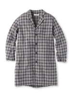 起毛チェックコートカジュアル/グレー(212)