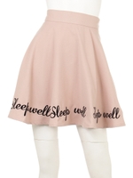 裾刺繍フレアSK/アイボリー