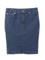 INITIAL POCKET PENCIL SKIRT/インディゴ