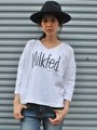 V-NECK H/S TEE MILKFED/アッシュ