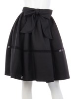 ハシゴレーススカート/ベージュ