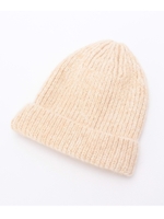 リブニットキャップ/ベージュ(052)