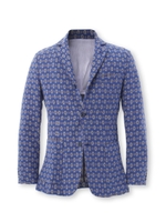 ALESSANDRO GHERARDI小紋柄ジャケット/ネイビー(493)