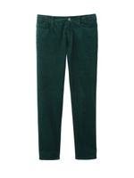 [L]細コーデュロイワンウォッシュパンツ/グリーン系(023)