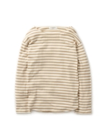 【GELATO PIQUE HOMME】ボーダーロングTシャツ/BEG