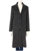 【デコログコラボ】ベーシックチェスターコート/グレー