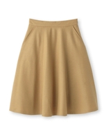 ウールフレアスカート/ネイビー(093)