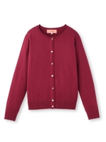 クルーネックニットカーディガン/ダークグレー(013)