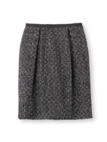 ファンシーツイードタイトスカート/アイボリー(004)