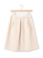 ブークレラメツイードスカート/ブラック(419)