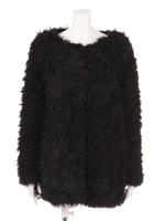 プードルファーノーカラーCT/ブラック