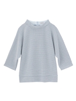 ボトルネックドルマンニットソー/ブルー(092)