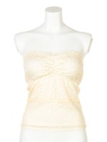 レースベアトップ/BLK