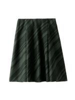 [S]バイアスストライププリーツスカート/ダークグリーン(123)
