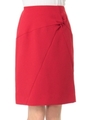 ねじりタイトスカート/レッド