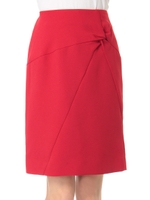 ねじりタイトスカート/レッド