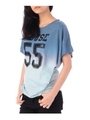 グラデーションドルマンスリーブTシャツ/ネイビー(393)