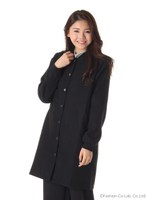 フェイクメルトンロングブルゾン/グレー