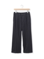 起毛ストライプワイドパンツ/グレー(312)
