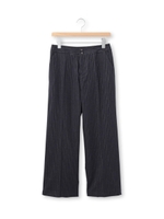 起毛ストライプワイドパンツ/グレー(312)