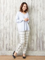 抗ピルカシミヤタッチサイドスリットV/N/キャメル