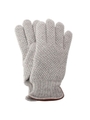 ALPO 鹿の子編みニットグローブ/チャコールグレー(114)