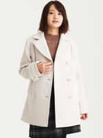 AラインPコート/アイボリー