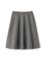 [S]ウールサーキュラースカート/グレー(912)