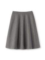 [S]ウールサーキュラースカート/グレー(912)