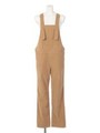 【BED&BREAKFAST】Stretch Corduroy Overalls/BEIGE