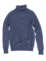 【Casual】ベーシックタートルニット/グレー