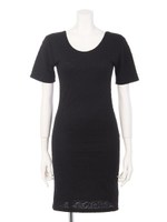 【LATINA】ローズ柄エンボスワンピース/GRY