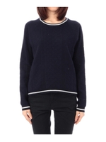 ふくれケーブルジャガードニットプルオーバー/レモンイエロー(031)