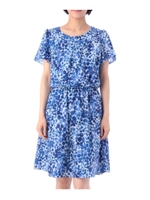 グラデーションドット柄ワンピース/ブラック(119)