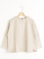 シャギークロップドプルオーバー/グレー